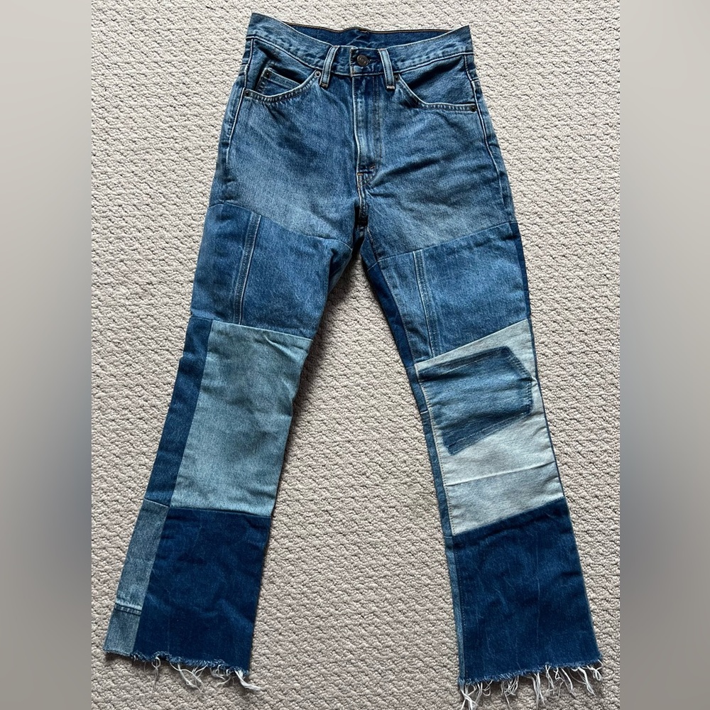 Levi 517 patchwork jeans